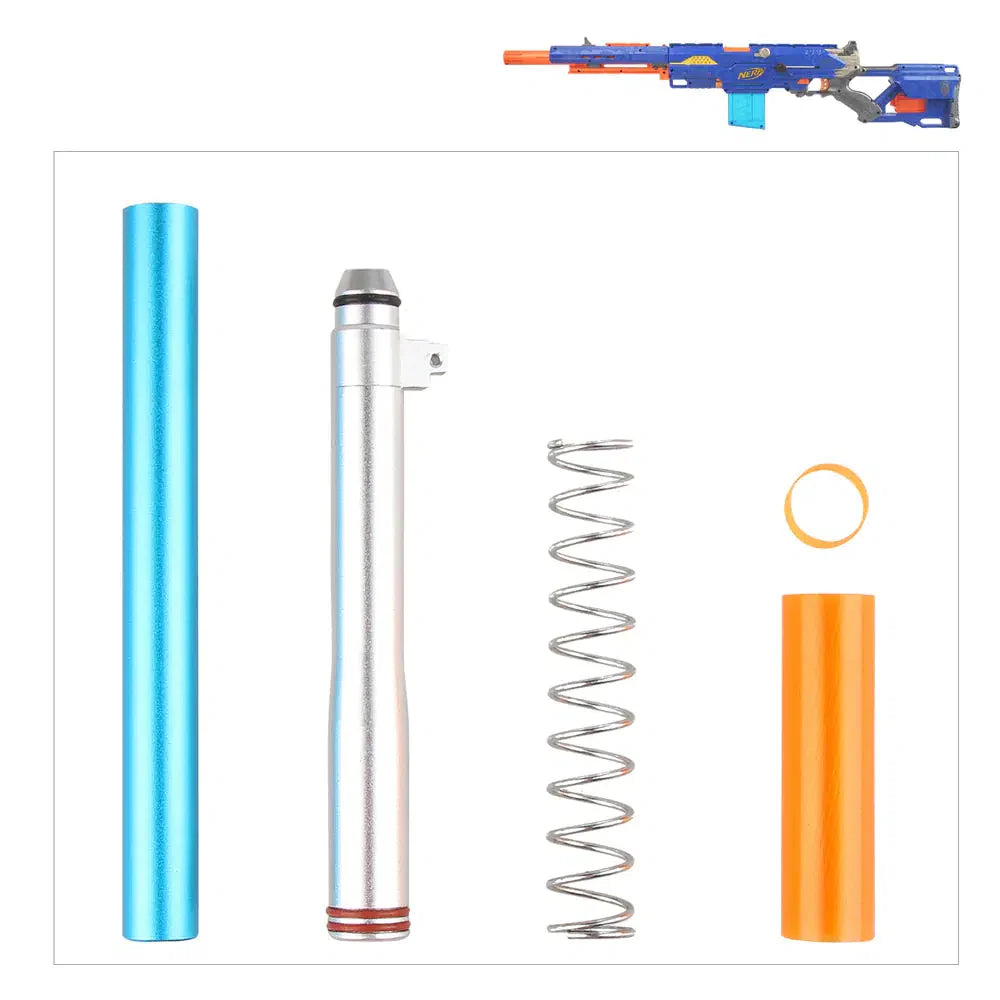 Worker Nerf CS-6 LongStrike 9KG Stefan Breech Bolt Plunger Kits-nerf mod-Biu Blaster-Short Dart Kit- Biu Blaster