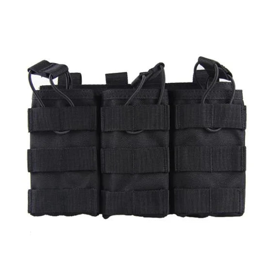 1000D Triple Toy Blaster Mag Pouch-P320GelBlaster-black-P320GelBlaster