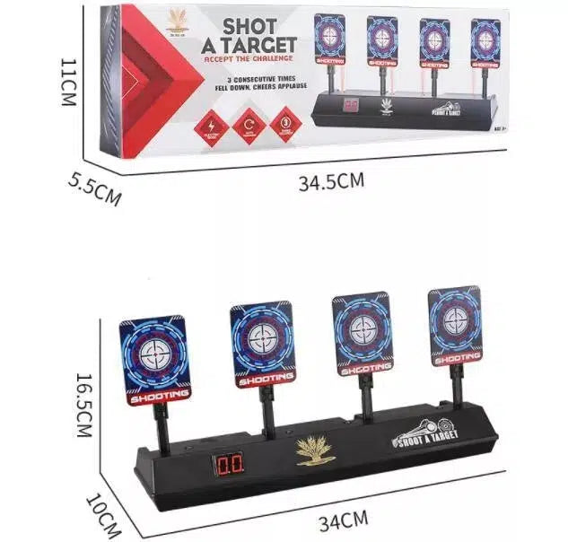 ChuRuoJun 4 Targets Auto Reset Electric Scoring Toy-玩具/游戏-Biu Blaster-Biu Blaster