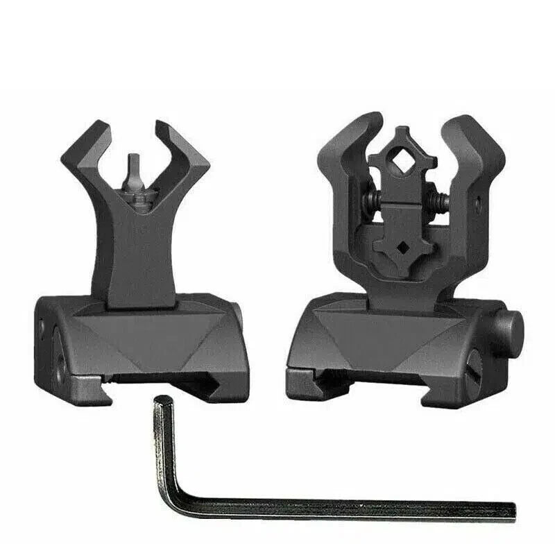 Flip Up Front & Rear Crab Iron Sights-m416gelblaster-m416gelblaster