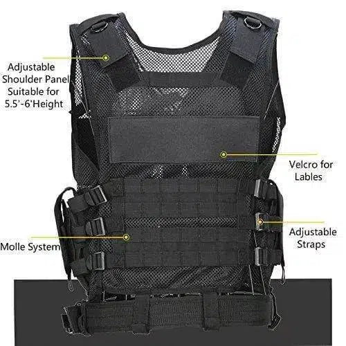 Multi-Pocket SWAT Tactical Vest-玩具/游戏-Biu Blaster-Biu Blaster