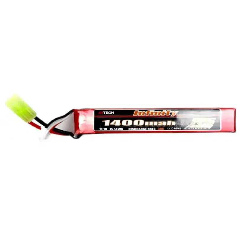 Ahtech Infinity XT30 SM Tamiya Plug 2-3S LiPo Battery 7.4v 11.1v-m416gelblaster-11.1v 1400mah 25c 125*20*18mm-sm-m416gelblaster