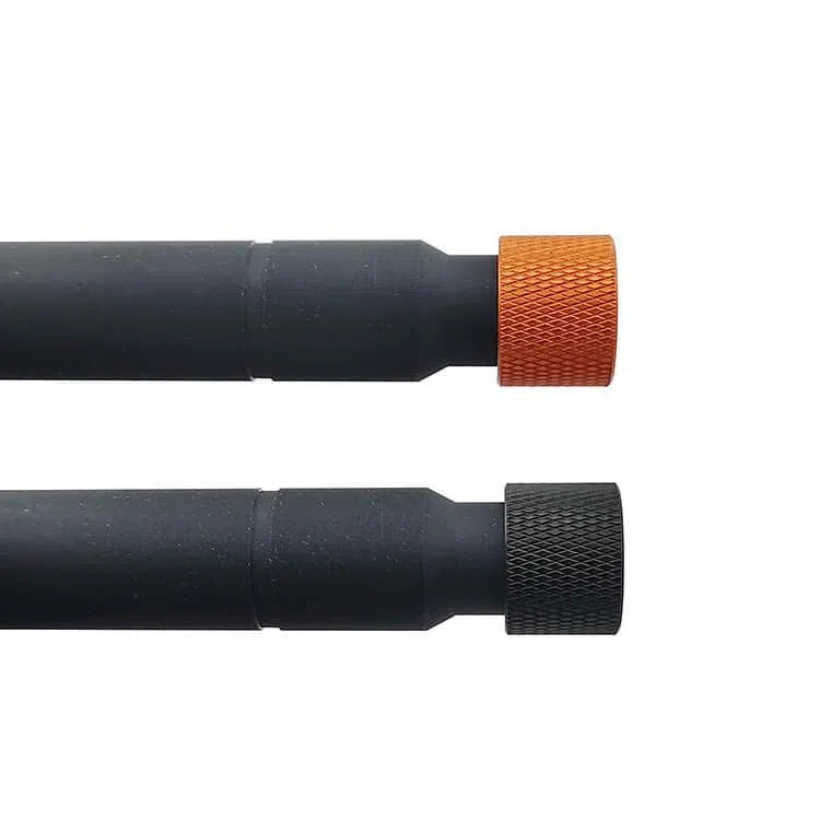 14mm CCW Metal Thread Protector Cap Black/Orange Color-P320GelBlaster-P320GelBlaster