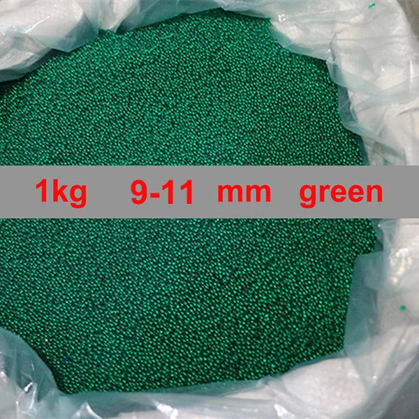 1Kg 9-11mm Gel balls Water Beads-P320GelBlaster-green-P320GelBlaster