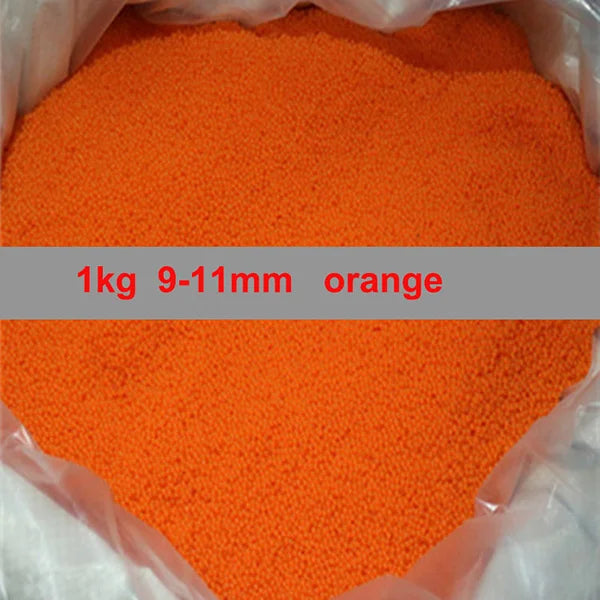 1Kg 9-11mm Gel balls Water Beads-P320GelBlaster-orange-P320GelBlaster