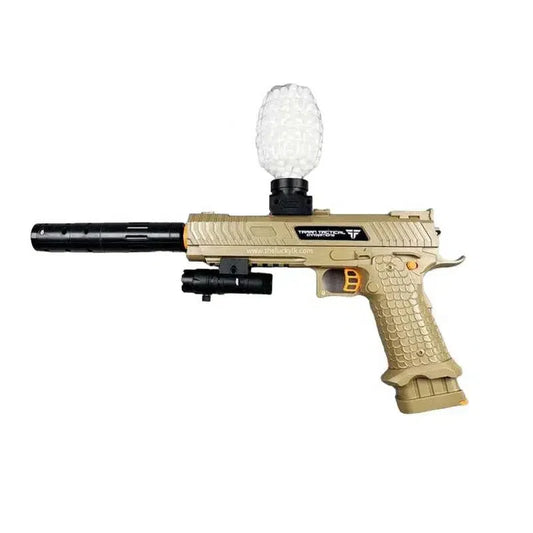 Combat Master 2011 Electric Hopper-Fed Gel Ball Blaster-m416 gel blaster-tan-m416gelblaster