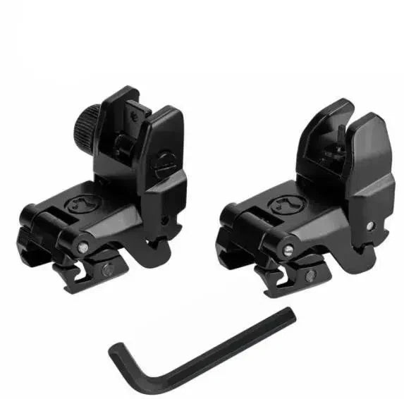 MBUS Metal Flip Up Sights-m416gelblaster-black-m416gelblaster