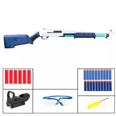 BLG M870 Shell Ejection Manual Action Foam Blaster Toy-foam blaster-Biu Blaster-m870 nerf blaster-Uenel