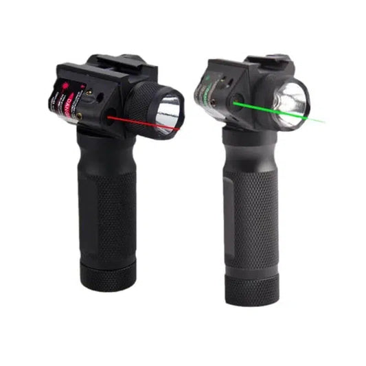 3-In-1 Tactical Metal Flashlight Foregrip with Red or Green Dot Laser-m416gelblaster-m416gelblaster