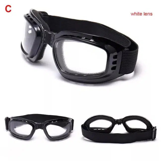 Tactical Motorcycle Ski Goggles Dustproof Windproof UV Protection-玩具/游戏-Biu Blaster-transparent-Biu Blaster