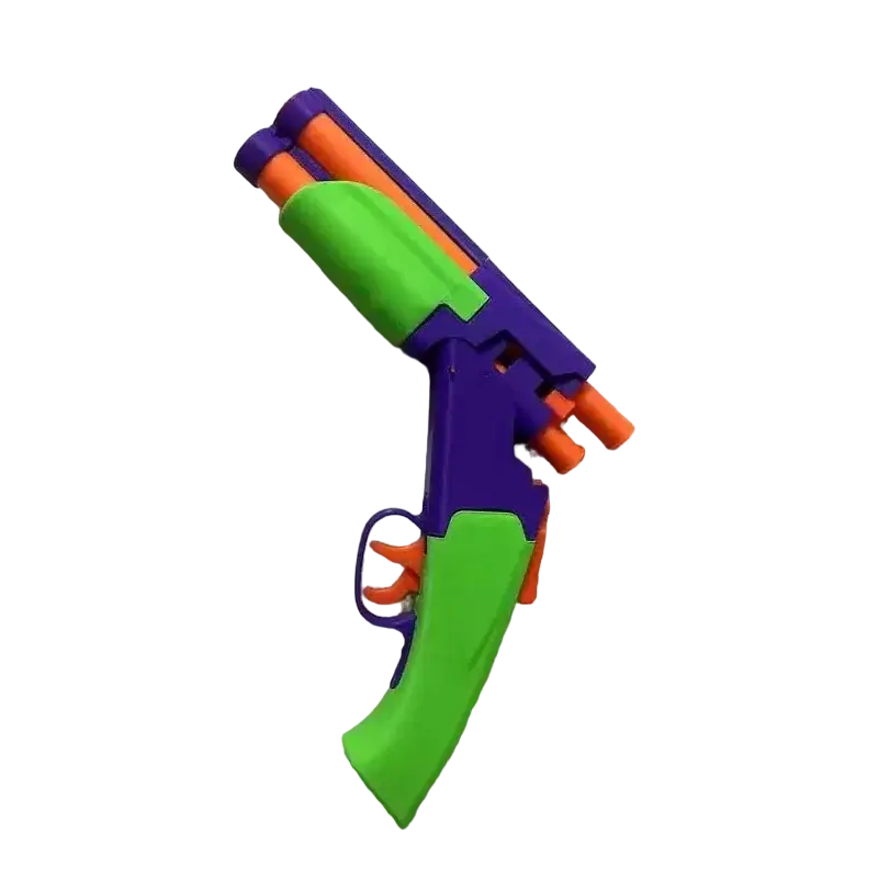 3D Print S686 Double Barrel Shell Ejecting Blaster Carrot Gun-m416gelblaster-m416gelblaster