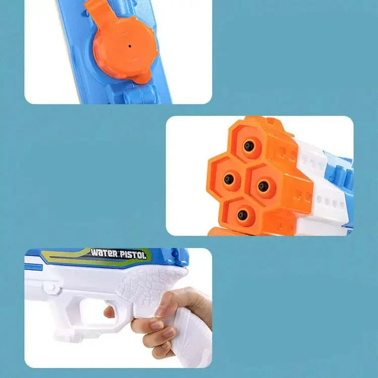 High Pressure Manual 4 Nozzle Water Blaster-m416gelblaster-m416gelblaster