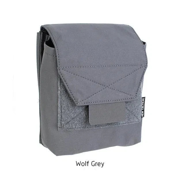 Outdoor Vest Muliti-function Tactical Pouch Hanging Bag SIDE Plate Pack Hunting Accessories-bag-Biu Blaster-Wolf Grey-Uenel