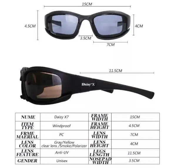 Daisy X7 Tactical Glasses-玩具/游戏-Biu Blaster-Biu Blaster