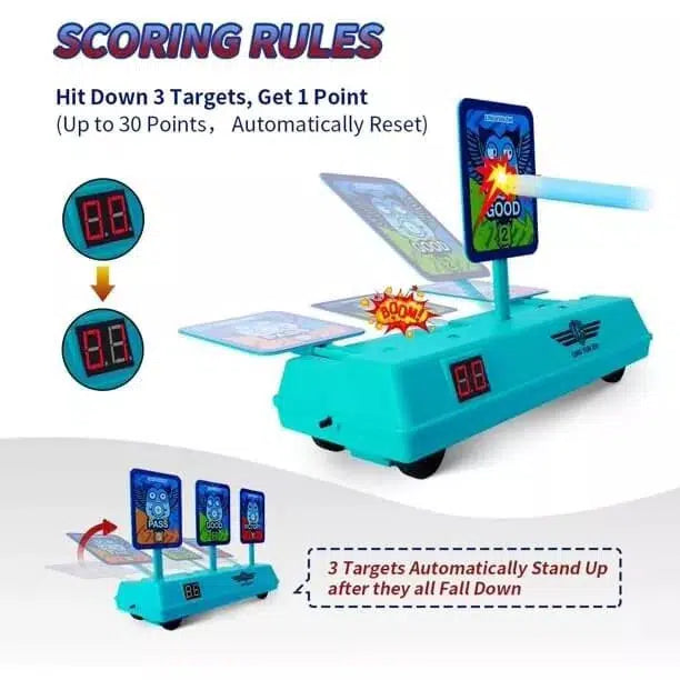 Electronic Auto Reset Digital Scoring Moving Nerf Target (US Stock)-target-Biu Blaster-Biu Blaster