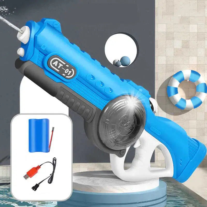 AT-01 High Pressure Auto Refill Water Gun w/ LED Light-m416gelblaster-blue-m416gelblaster