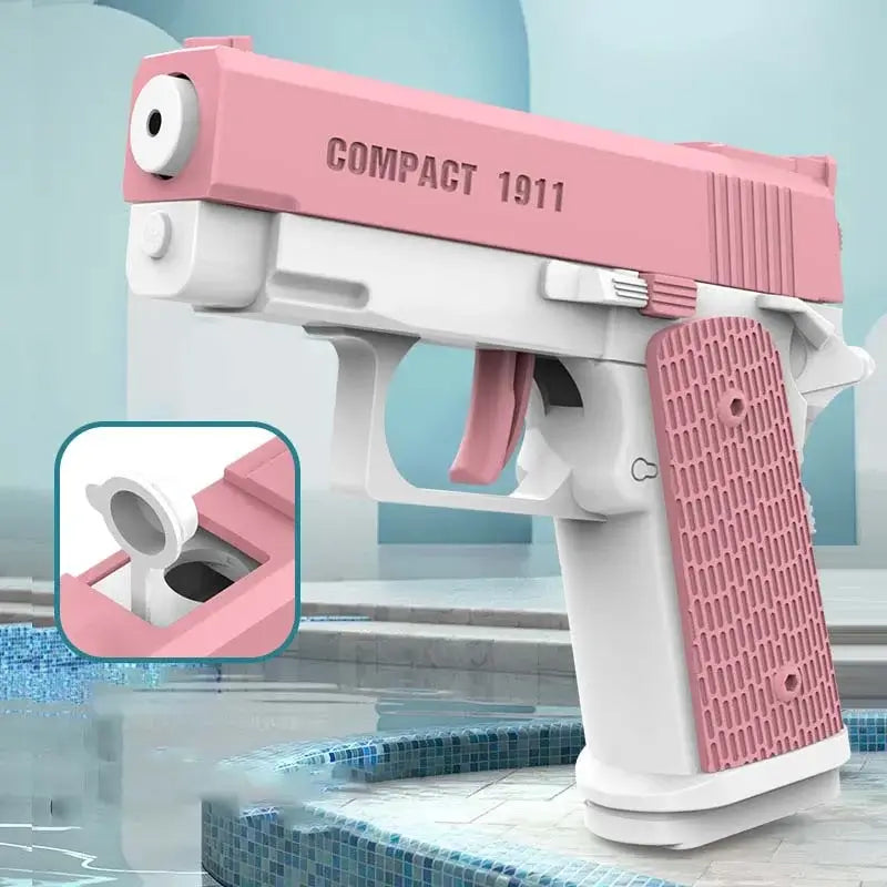 Colt Mini M1911 Electric Semi-Auto Blowback Water Gun-m416gelblaster-pink-m416gelblaster