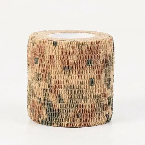 Self-Adhesive Camouflage Tape 5cm*4.5m-m416gelblaster-desert camo-m416gelblaster