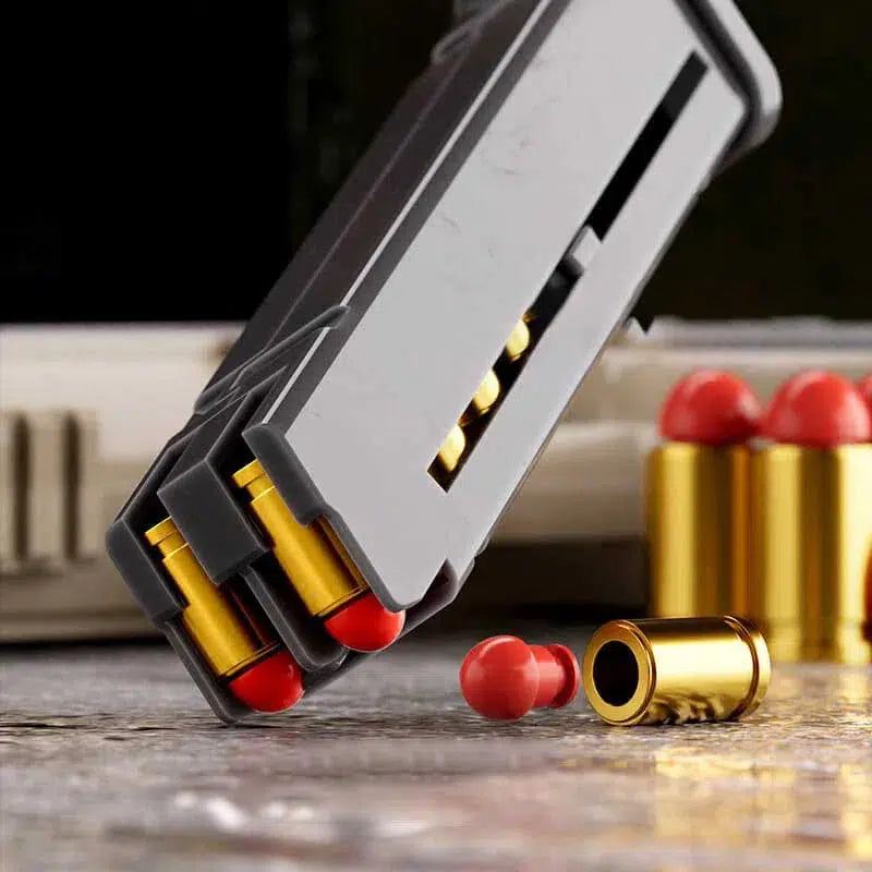 Semi Auto Double Barrel M1911 Soft Bullet Toy Gun-m416gelblaster-extra mag-m416gelblaster