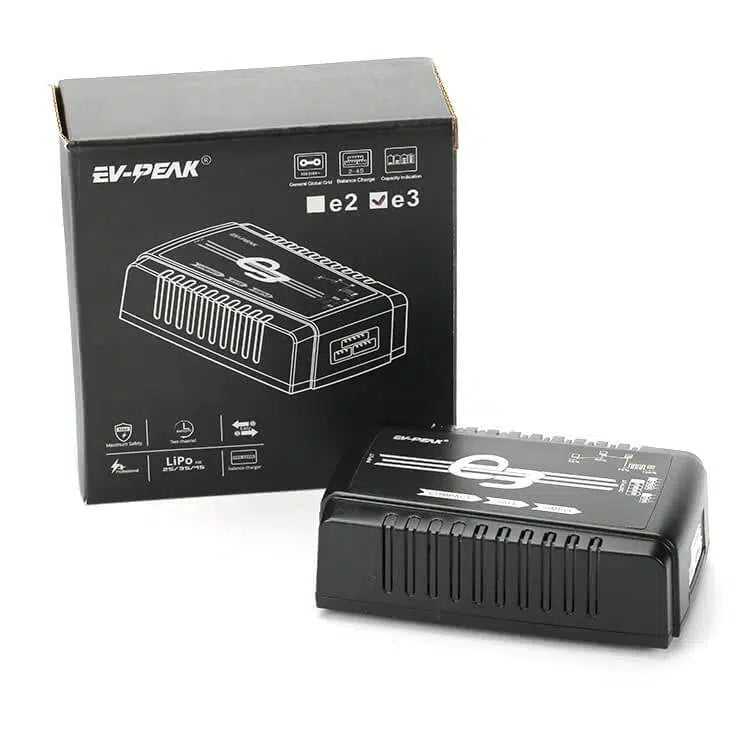 EV-Peak E3 LiPo Battery Smart AC Balance Charger 35W 3A 2S-4S-m416gelblaster-m416gelblaster