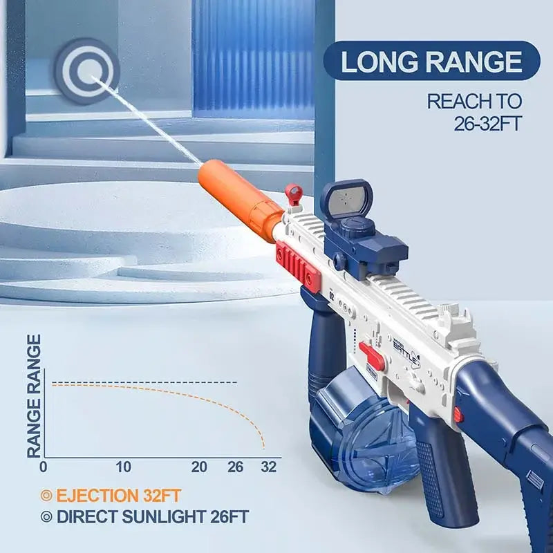 Electric Automatic SCAR Water Blaster Rifle with Drum-m416gelblaster-m416gelblaster