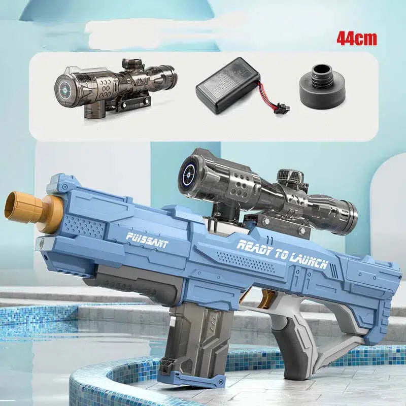 Electric Automatic Water Absorption Rifle Squirt Blaster-m416gelblaster-blue-m416gelblaster