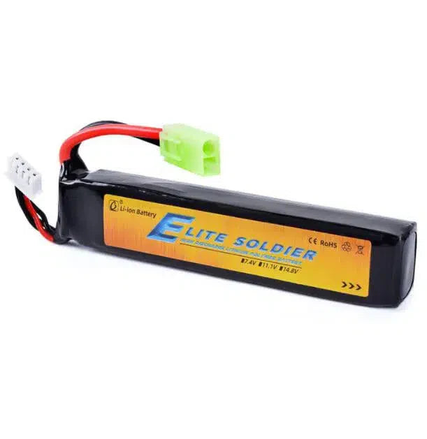 Elite Soldier 11.1v SM/Tamiya Plug Lipo Battery 2000mah 30C-m416gelblaster-tamiya plug-m416gelblaster