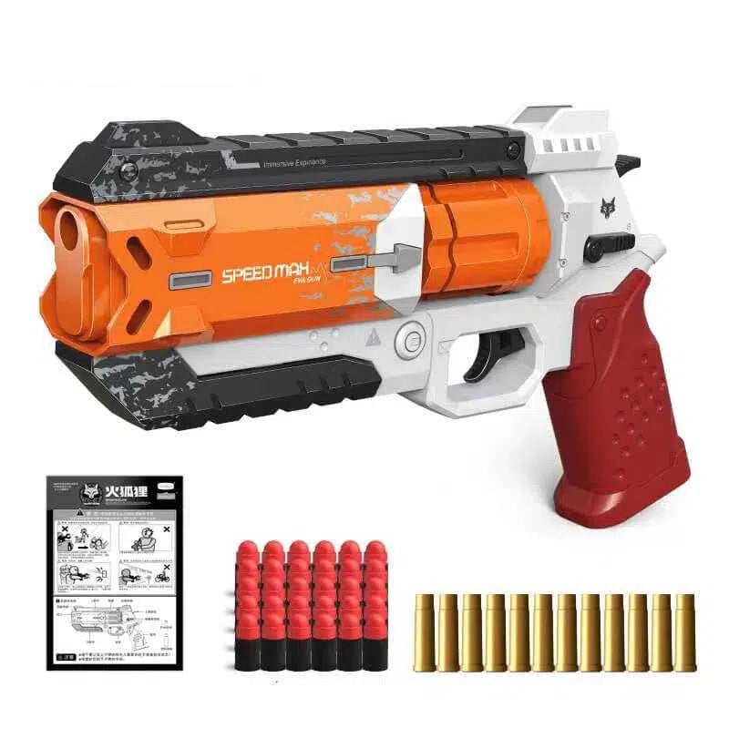 Fire Fox Wingman Revolver Soft Bullet Dart Blaster-m416gelblaster-m416gelblaster