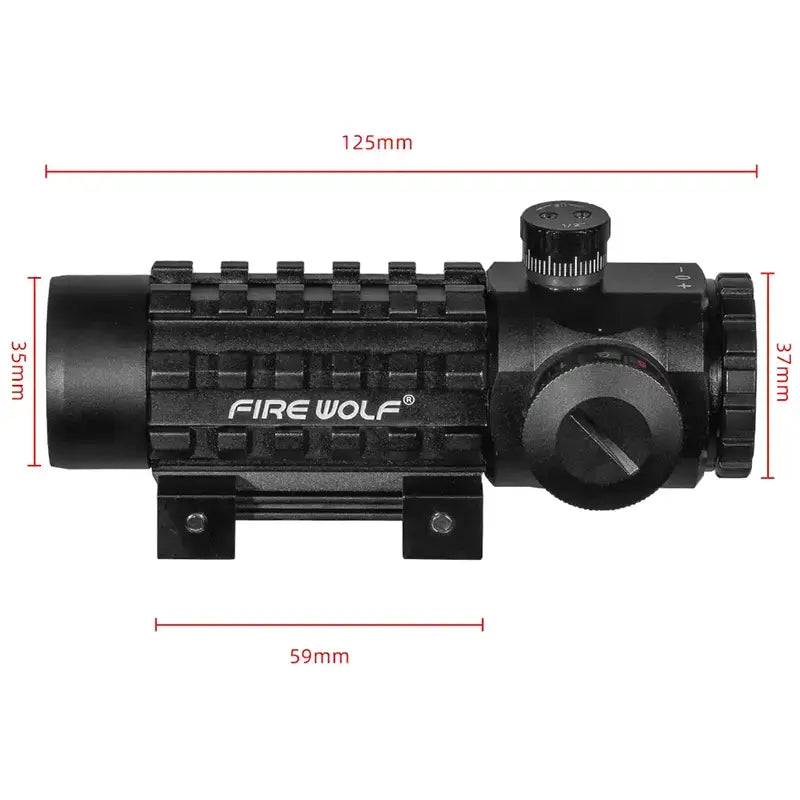 Fire Wolf 3X28 Green Red Dot Cross Sight Rifle Scope-m416gelblaster-m416gelblaster