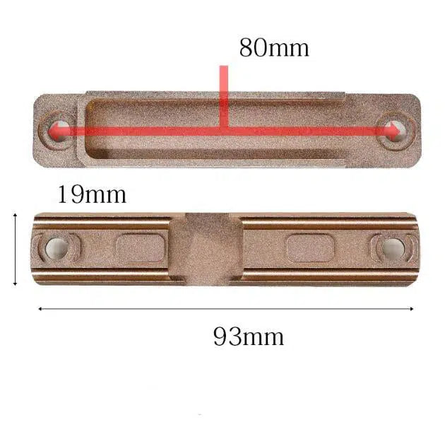 Flashlight Pressure Switch Pad Rat Tail Slot Guide-m416gelblaster-m416gelblaster