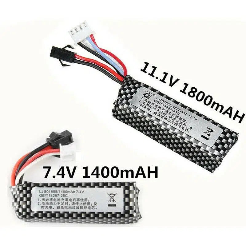 7.4V 11.1V SM-Plug Lipo Battery for Most Gel Blasters-m416gelblaster-m416gelblaster