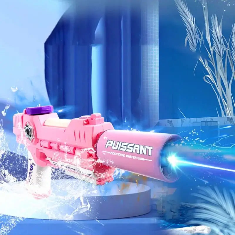 Cool lights Glow in the Dark Electric Pink Water Gun Pistol-m416gelblaster-m416gelblaster