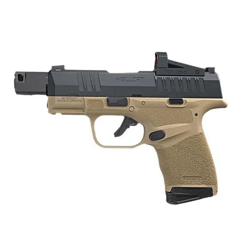 Hellcat Micro Compact Laser Tag Gun with Cartridge Shell Ejection-m416gelblaster-black tan-m416gelblaster