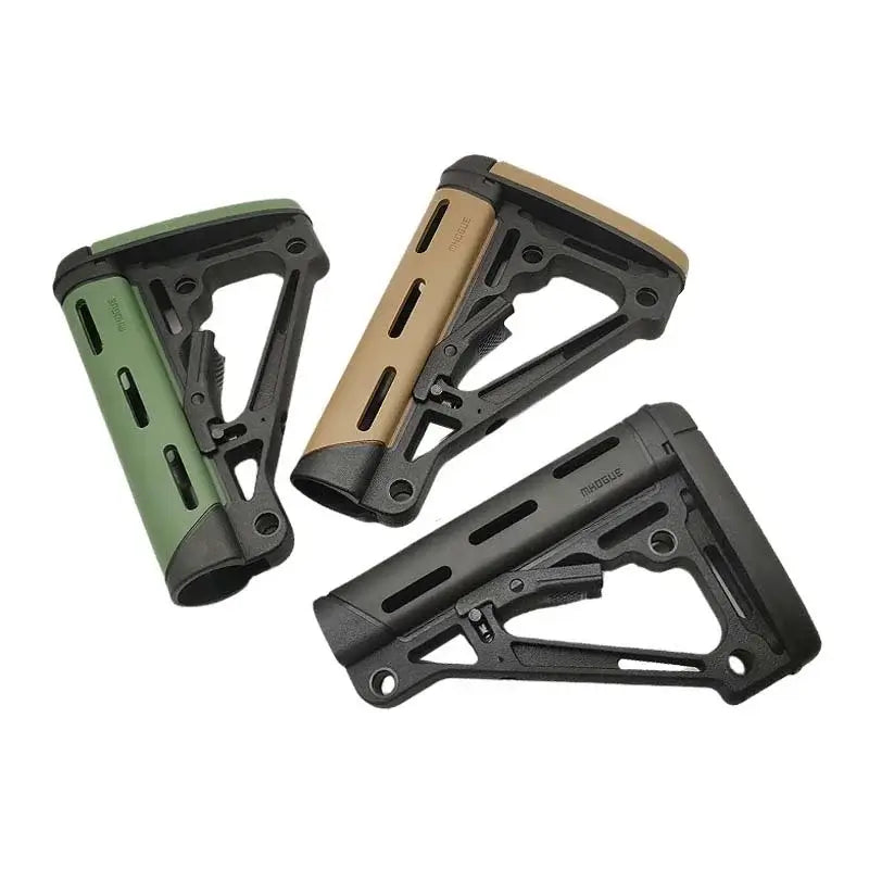 Hogue AR15 M16 OverMolded Collapsible Butt Stock-P320GelBlaster-P320GelBlaster