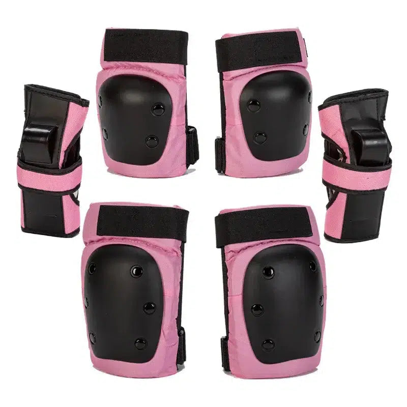 Roller Skate Skateboard Protector Elbow & Knee Pads 6Pcs Set-clothing-m416gelblaster-Pink-S-m416gelblaster