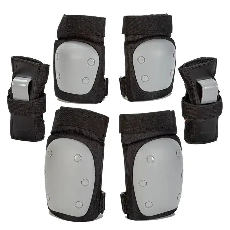 Roller Skate Skateboard Protector Elbow & Knee Pads 6Pcs Set-clothing-m416gelblaster-Gray-S-m416gelblaster