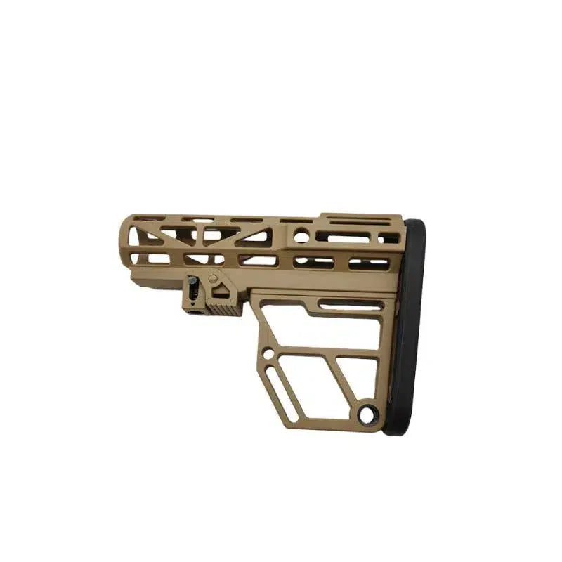 Injection Molding Nylon Skeleton Hollowed Lightweight Butt Stock-m416gelblaster-tan-m416gelblaster