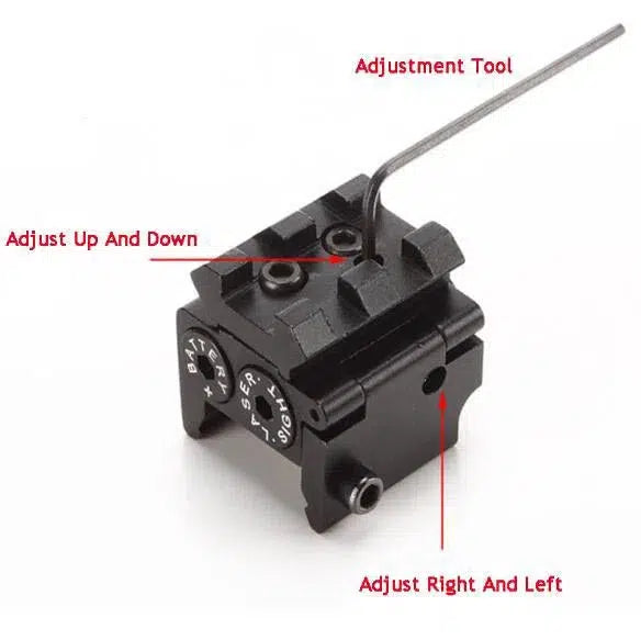 JG11 Mini Red Dot Laser Sight with Rail Mount-m416gelblaster-m416gelblaster