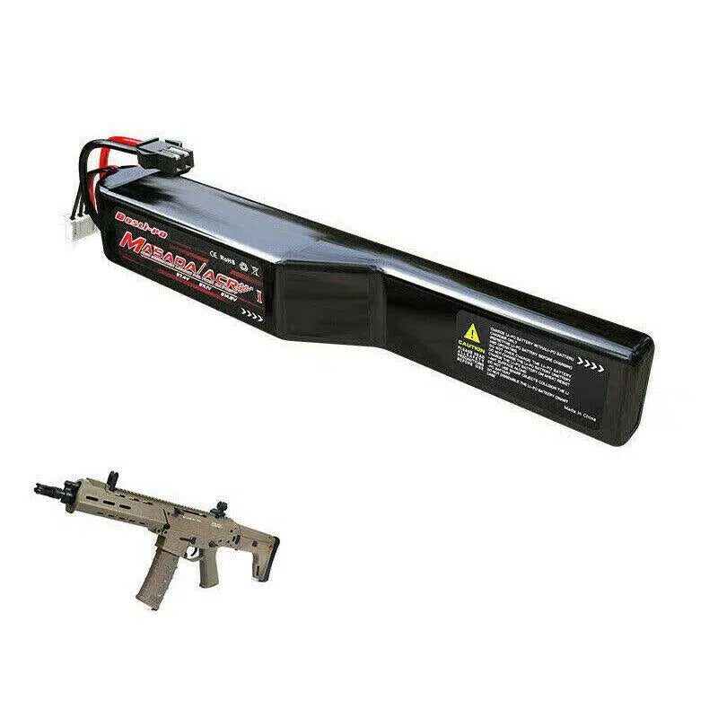 JM Gen10 J10 ACR Gel Blaster - Color Black or Tan-m416gelblaster-11.1v 1300mah battery-m416gelblaster