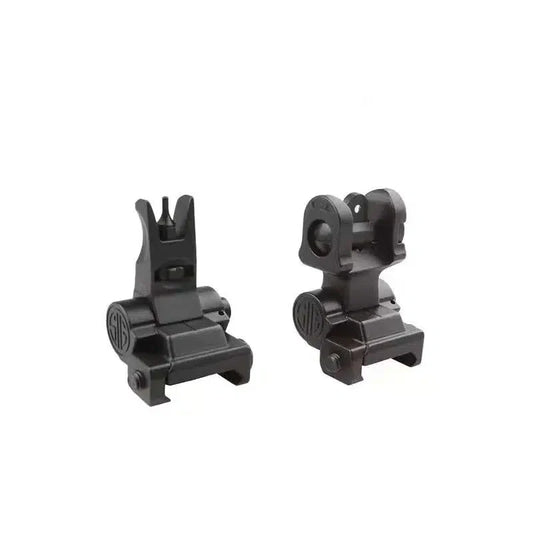 LDT MCX MPX SIG Foldable Metal Iron Sights-m416gelblaster-m416gelblaster