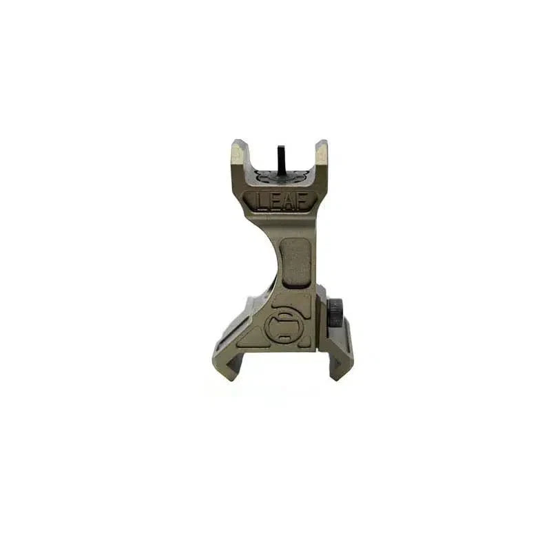 LEAF PEQ15 CNC Rail Mount Flip Back Up Sight-m416gelblaster-tan-m416gelblaster