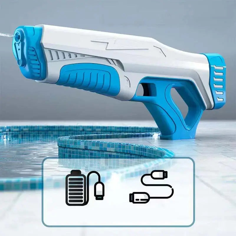 Lightning Pulse Powerful Electric Water Gun Auto Suction Blaster-m416gelblaster-blue-m416gelblaster