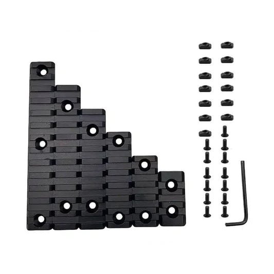 M-Lok Metal Picatinny Rail Section 3/5/7/9/11/13 Slot-m416gelblaster-one set-m416gelblaster