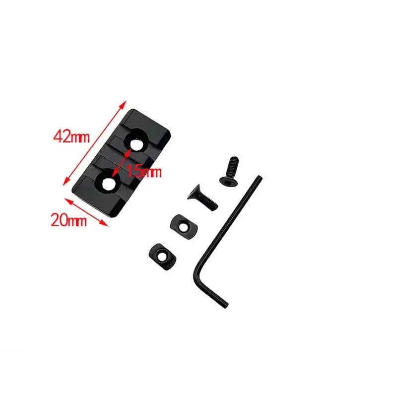 M-Lok Metal Picatinny Rail Section 3/5/7/9/11/13 Slot-m416gelblaster-3 slot-m416gelblaster