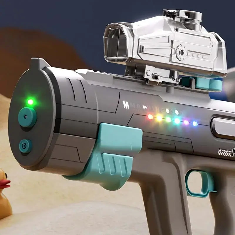 Colorful Lights MP5 Electric Dual Modes High Pressure Water Gun-m416gelblaster-m416gelblaster