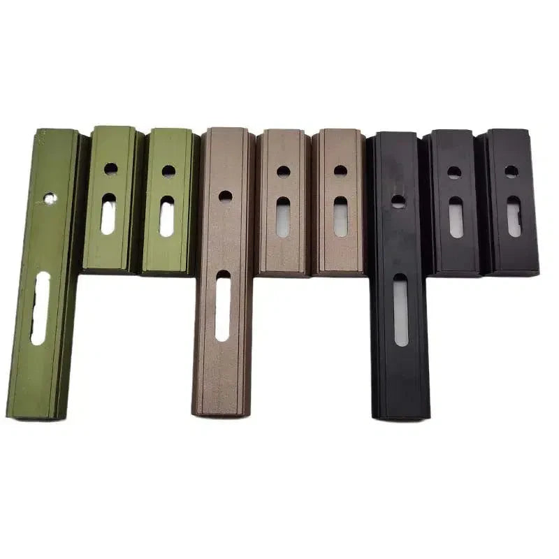 3Pcs Metal Picatinny Adjustable Rail Set for Keymod and M-Lok-m416gelblaster-m416gelblaster