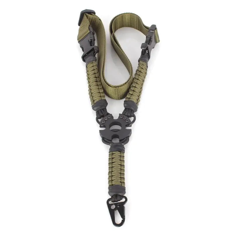 Mutlifunctional US Army Adjustable Paracord Single Point Sling-m416gelblaster-green-m416gelblaster