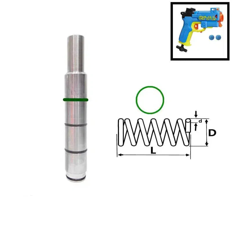 Nerf Rival Pilot XXIII-100 Upgrade Spring or Short Darts Converter Parts-m416gelblaster-m416gelblaster