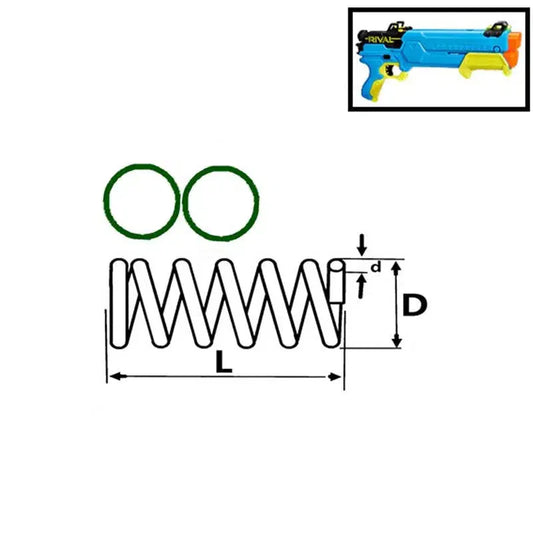 Nerf Rival Forerunner XXIII-1200 Blaster Upgrade Spring-m416gelblaster-m416gelblaster