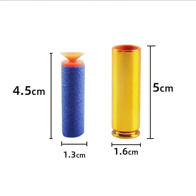 Lehui M416 AK74u Shell Ejecting Drum Foam Dart Blaster-m416gelblaster-extra 10pcs shells w/ 10pcs darts-m416gelblaster